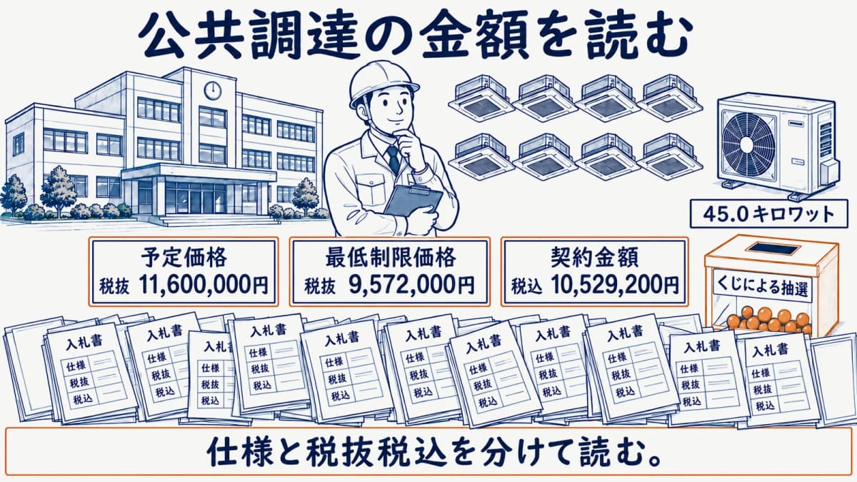 公共調達の金額の読み方